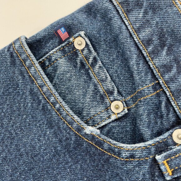 Vintage Ralph Lauren High Rise Straight Leg Denim Jeans | Size 32 X 32 - Picture 8 of 16